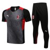 AC Milan Training Pelipaita Sarja 2022-23 Harmaa Musta